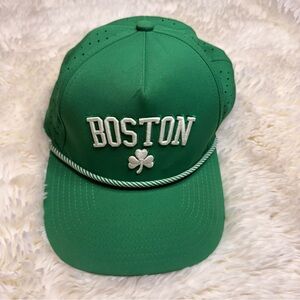 Good land men’s Green Boston Rope-Trim hat moisture wicking O/S fits most